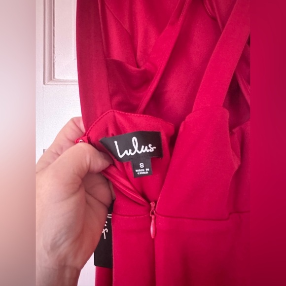 NWT Lulus New Thrills Red Strappy Backless Bodycon Mini Dress - Picture 7 of 10